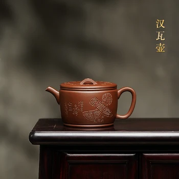 |Yihu pavasara Yixing violetā māla pods tīrs roku darbs, naudas sods sadzīves tēju izgatavošanas pot slaveno roku darbs Kung Fu tējas komplekts Hanwa pot